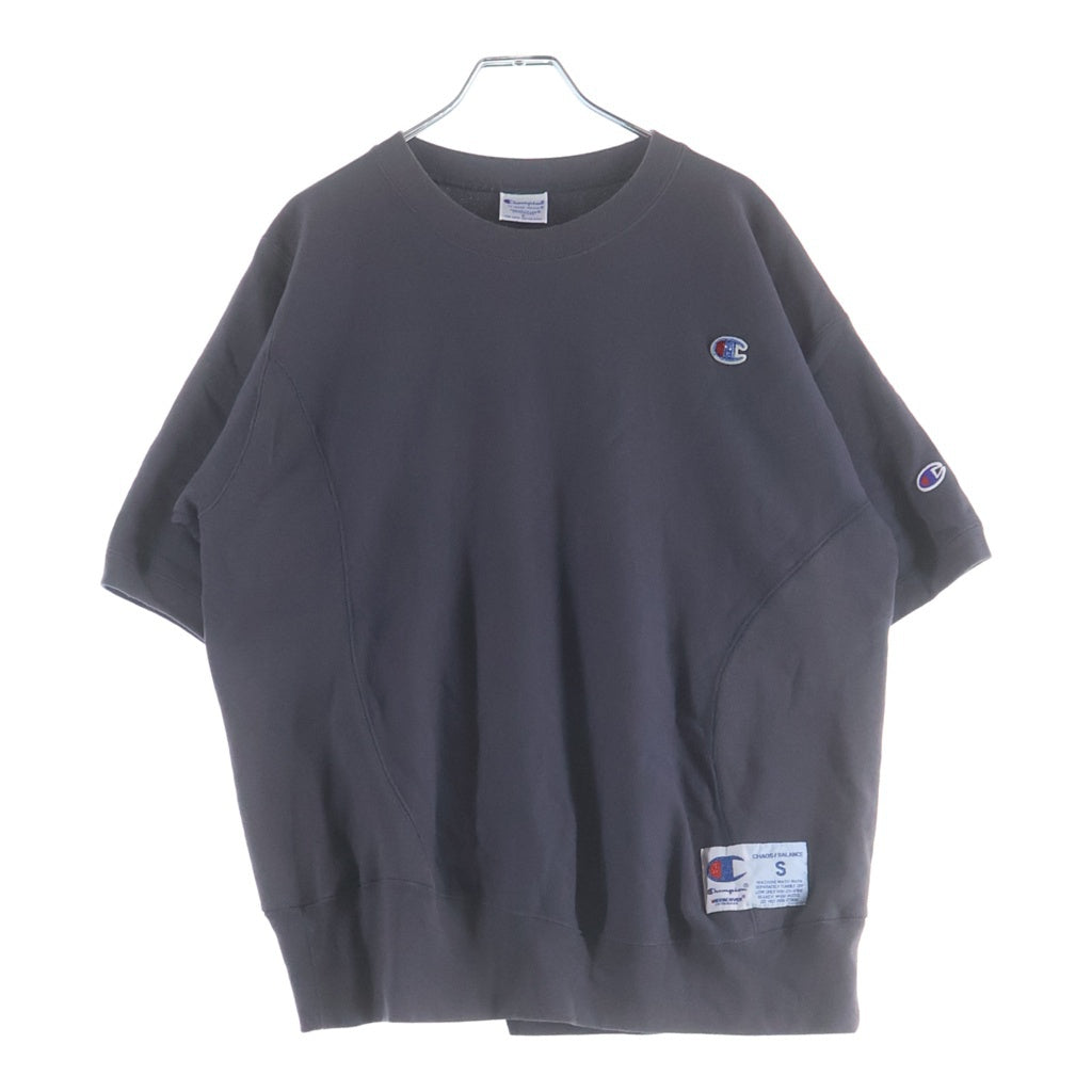 UNDERCOVER(アンダーカバー) ×Champion リバースウィーブ ショートスリーブスウェットシャツ トレーナー 五分袖 パープル