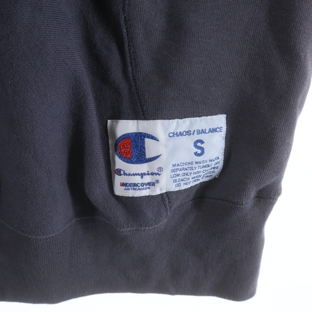 UNDERCOVER(アンダーカバー) ×Champion リバースウィーブ ショートスリーブスウェットシャツ トレーナー 五分袖 パープル