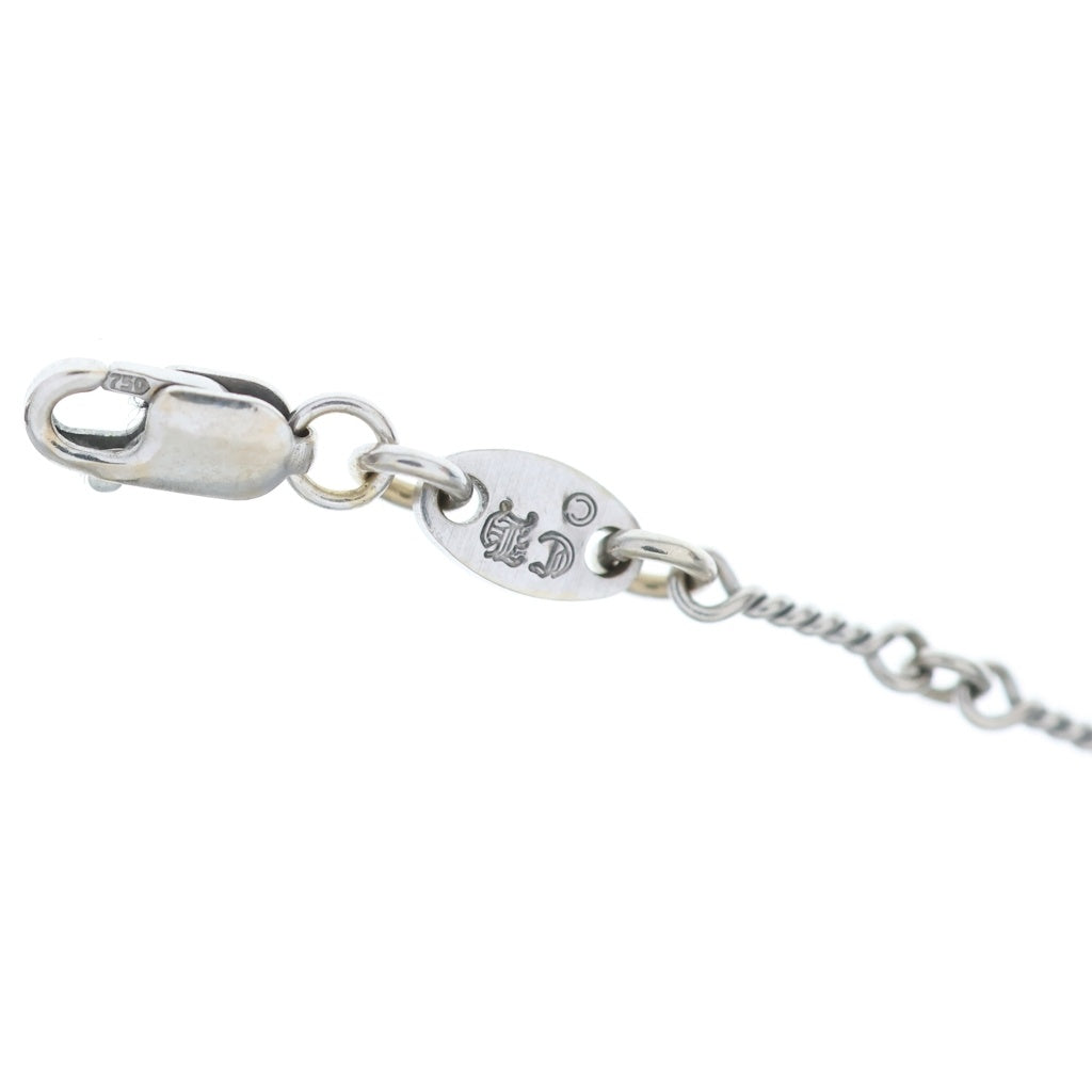 CHROME HEARTS(クロムハーツ) 18KWG NECKCHAIN T20 ツイストチェーンネックレス 20inch ホワイトゴールド BCA003