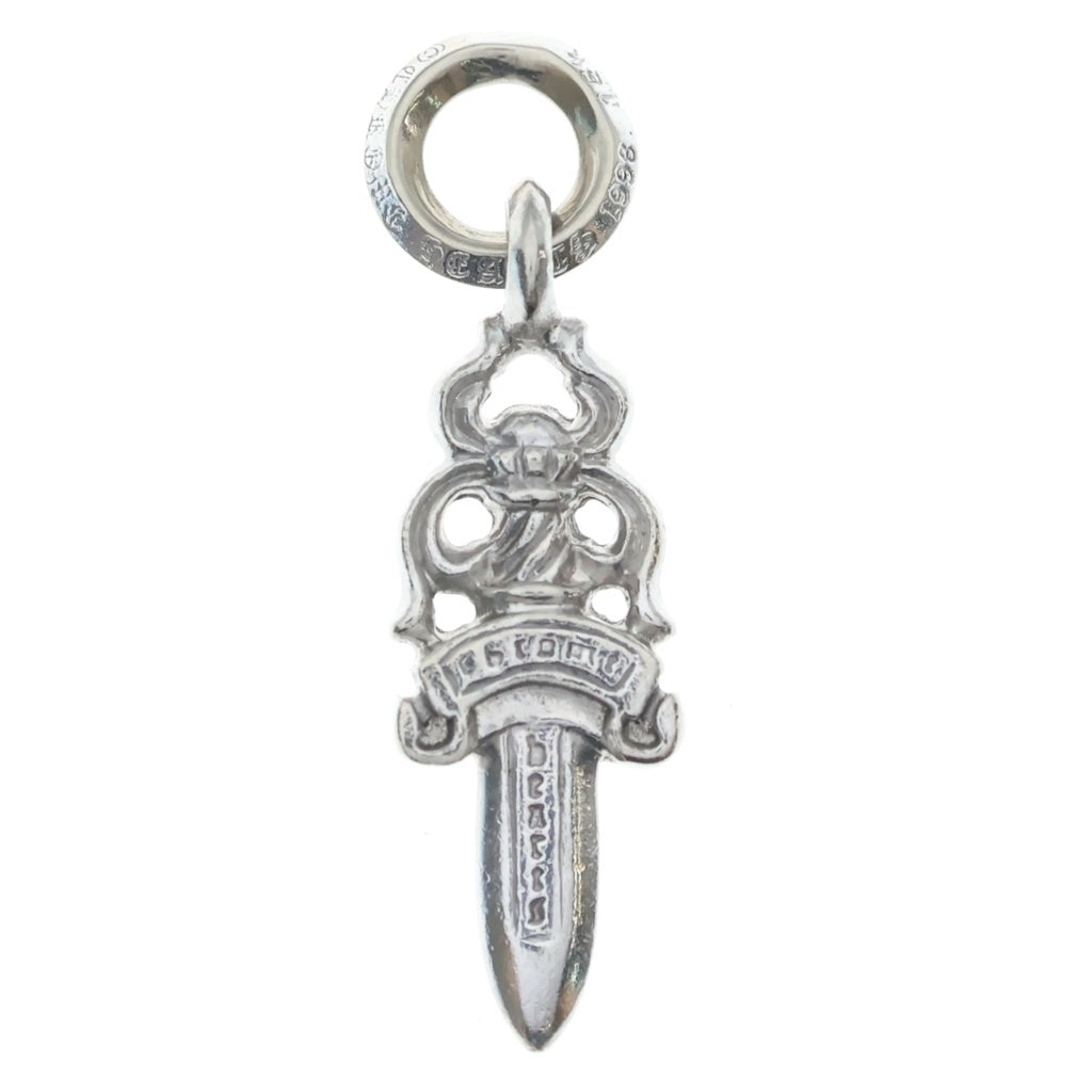 CHROME HEARTS(クロムハーツ) 18KWG #10 DAGGER P/DIA #10 ダガー PAVEダイヤ ペンダントトップ ホワイトゴールド