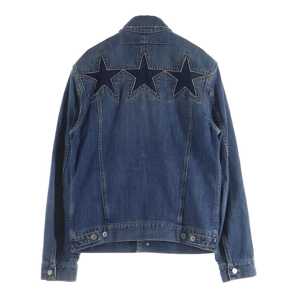 GIVENCHY(ジバンシィ) 18SS バックスターデザイン ボタンアップ デニムジャケット インディゴ BM000S500Q