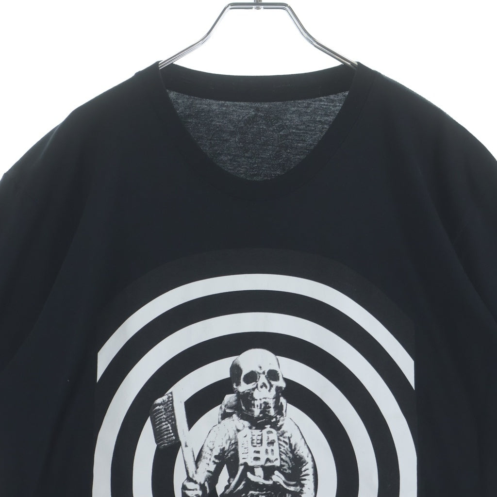 CHROME HEARTS(クロムハーツ) FOTI S/S TEE フォティフロントロゴプリント クルーネック半袖カットソーTシャツ ブラック