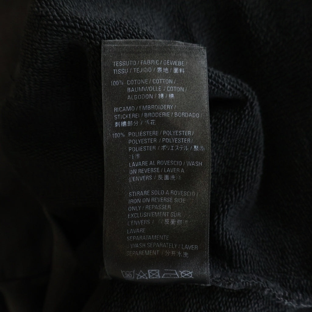 BALENCIAGA(バレンシアガ) LOGO HOODIE バックエンブロイダリー プルオーバースウェットパーカー ブラック 600583 TLVB8