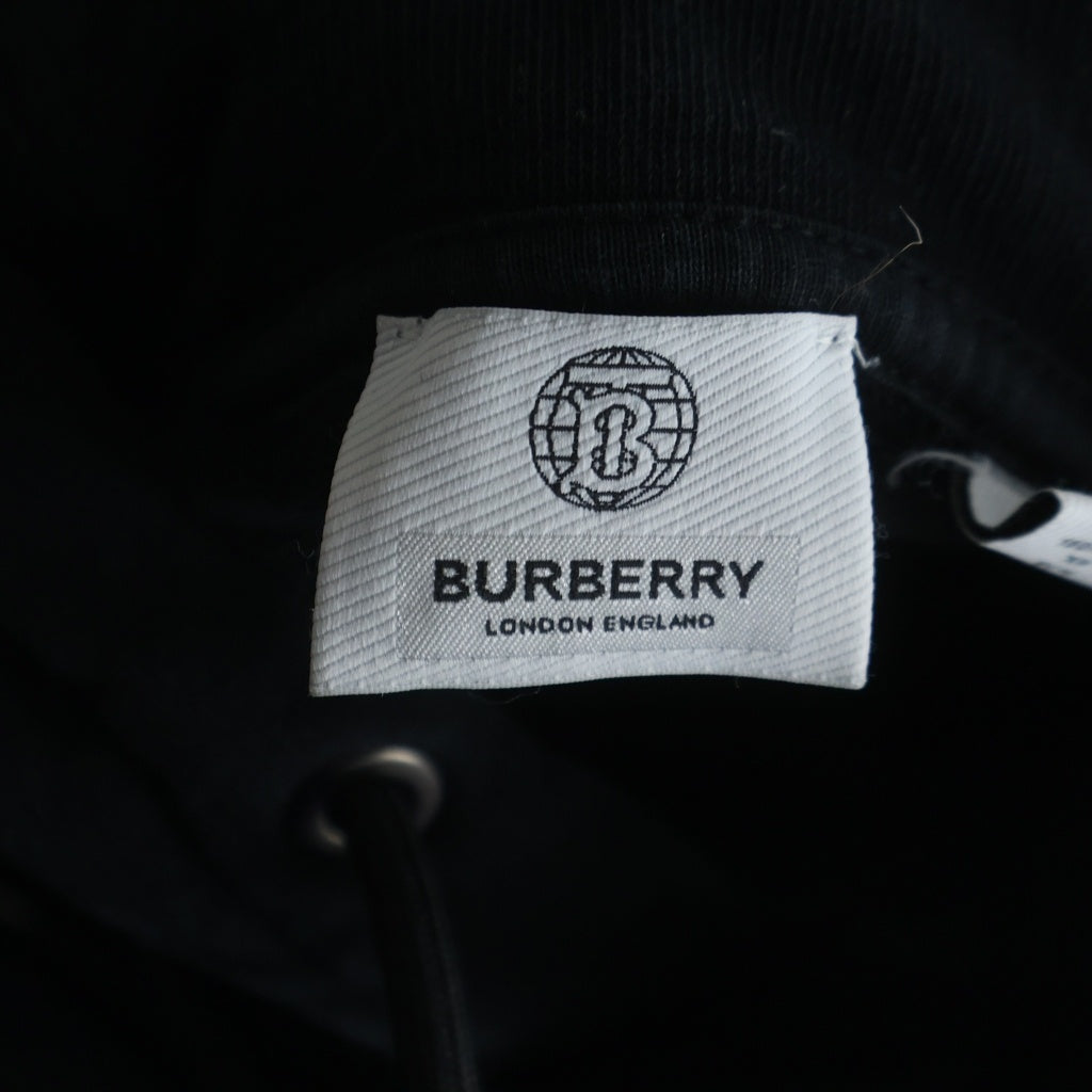 BURBERRY(バーバリー) ロゴグラフィック プルオーバー スウェット パーカー ブラック 8042229