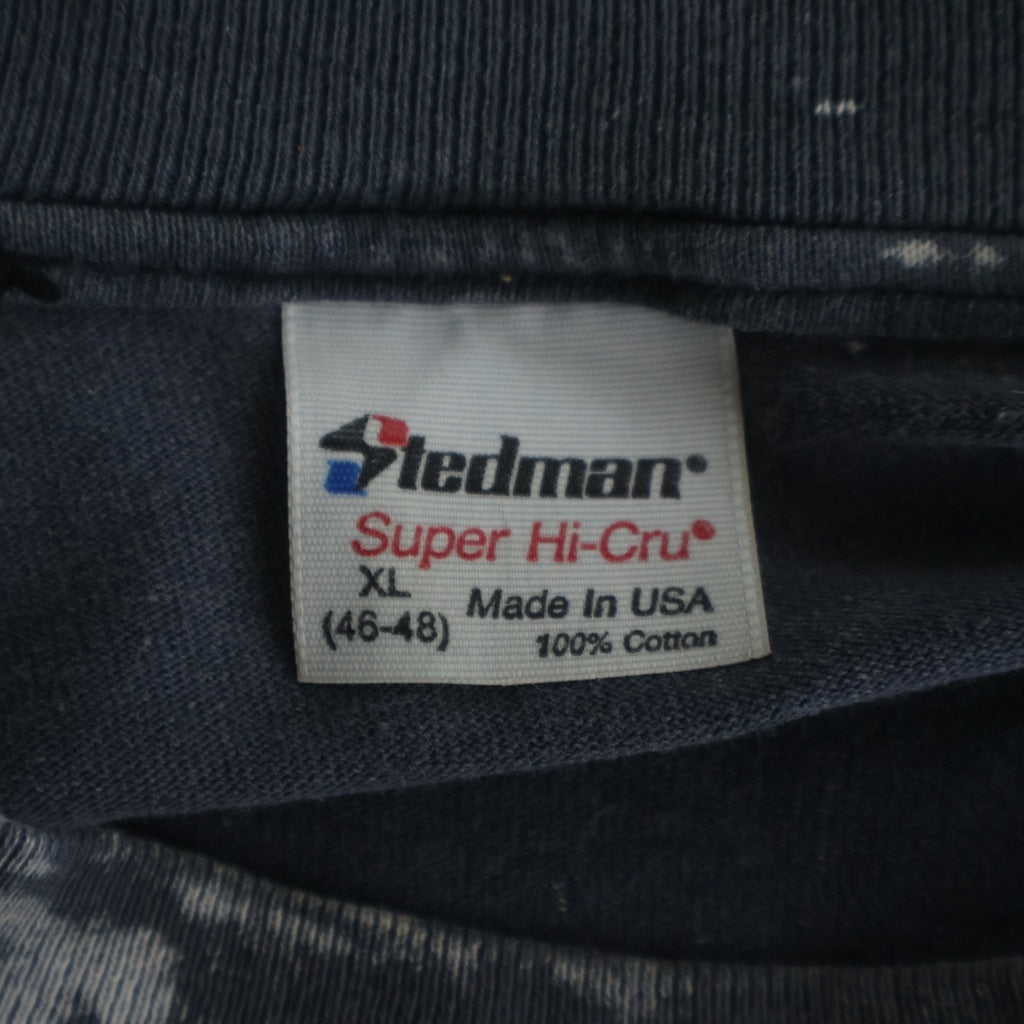 VINTAGE(ヴィンテージ) 90S MOSQUITO HEAD JANIS JOPLIN OVP STEDMAN モスキート・ヘッドジャニス・ジョプリン オーブイピー ステッドマン クルーネック半袖カットソーTシャツ グレー