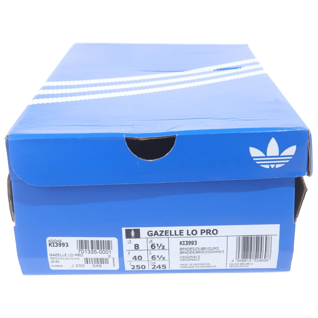 adidas(アディダス) GAZELLE LO PRO ガゼル プロ スウェードローカットスニーカー ブラウン US8/25cm KI3993