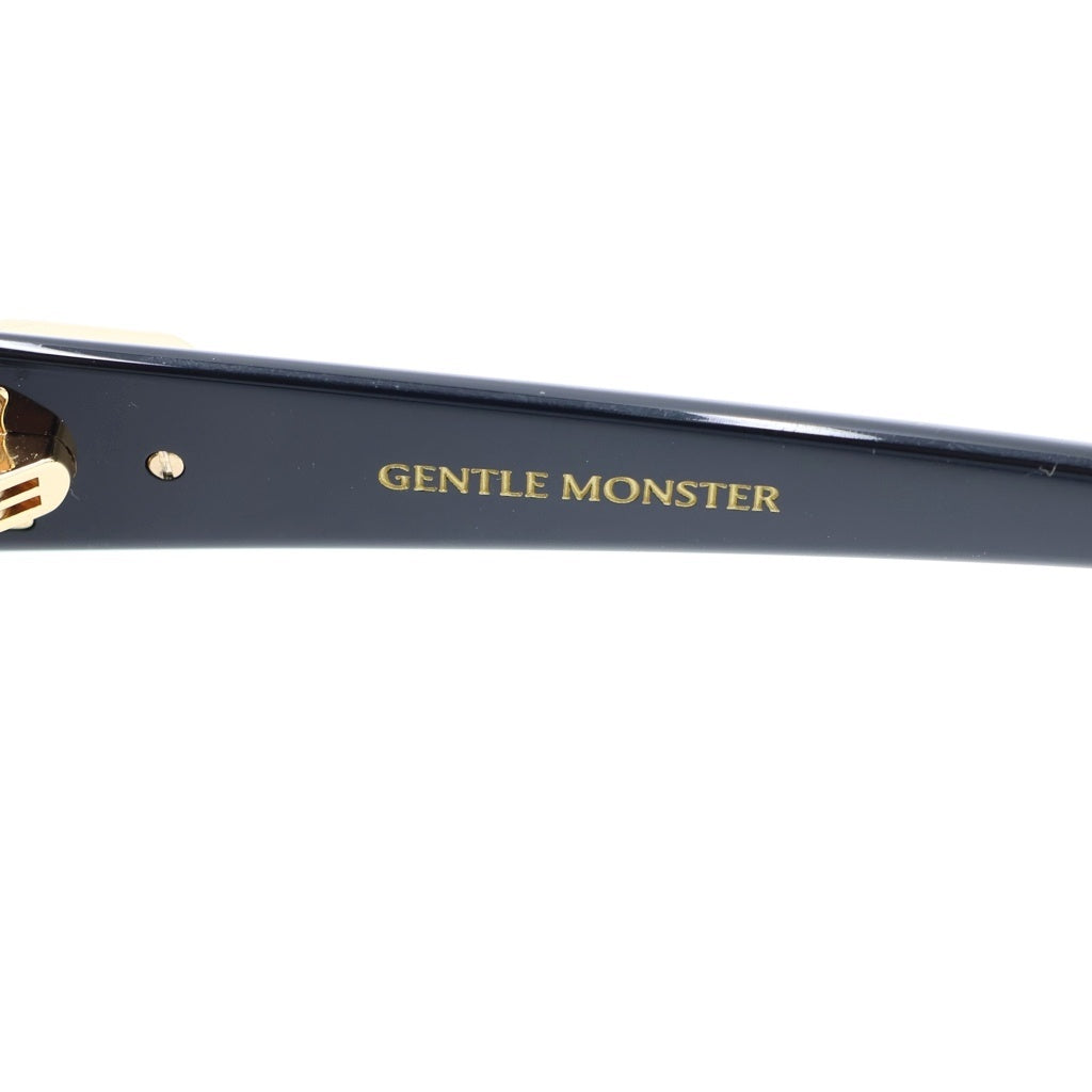 GENTLE MONSTER(ジェントルモンスター) DUNS Sunglasses キャットアイ サングラス 眼鏡 ブラック/ゴールド レディース