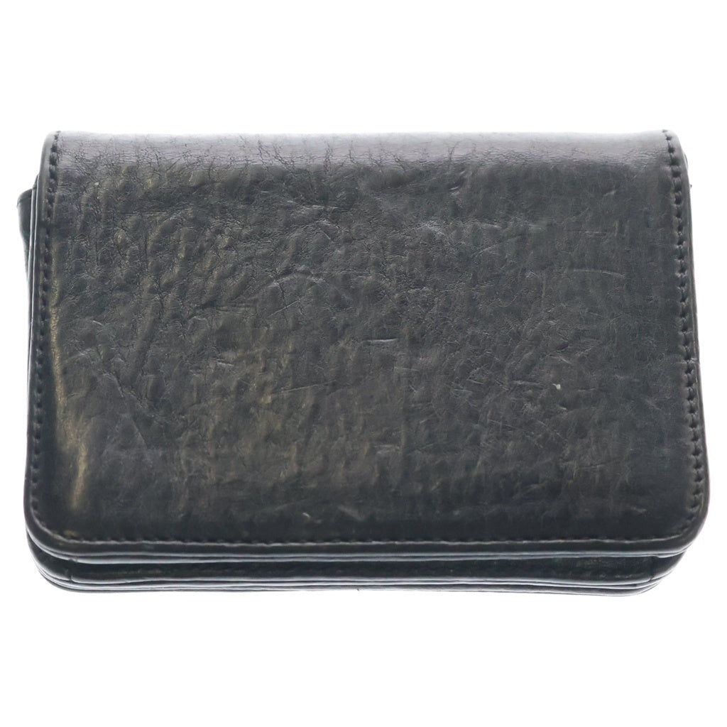 CHROME HEARTS(クロムハーツ) CRD CSE3PKTWDV1 アーチロゴプレート3ポケットレザーカードケース ブラック レディース
