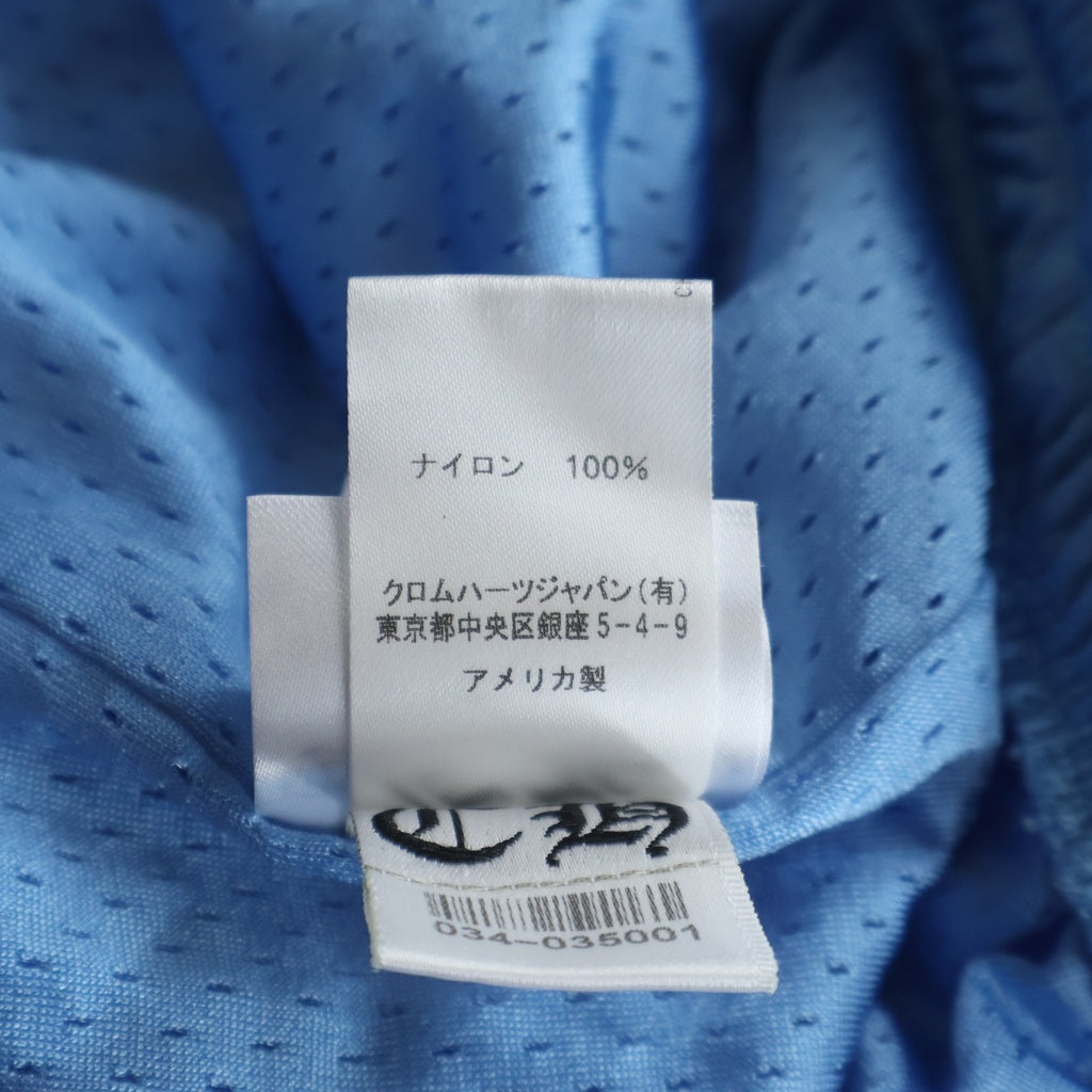 CHROME HEARTS(クロムハーツ) MESH WARM UP JERSEY メッシュ バーシティー ジャージー CHプリントメッシュ ハーフパンツ ブルー