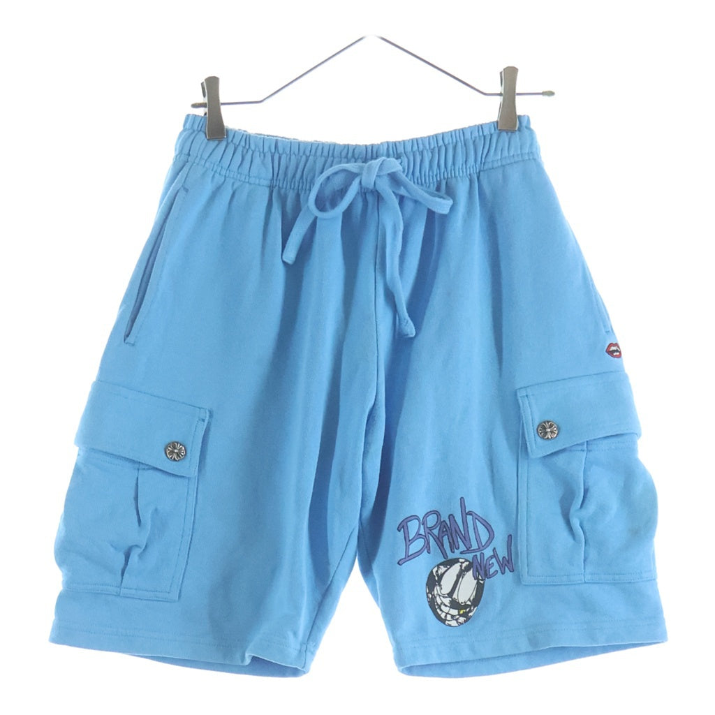 CHROME HEARTS(クロムハーツ) ×MATTY BOY SHIRTS クロスボール付き カーゴハーフパンツ ブルー