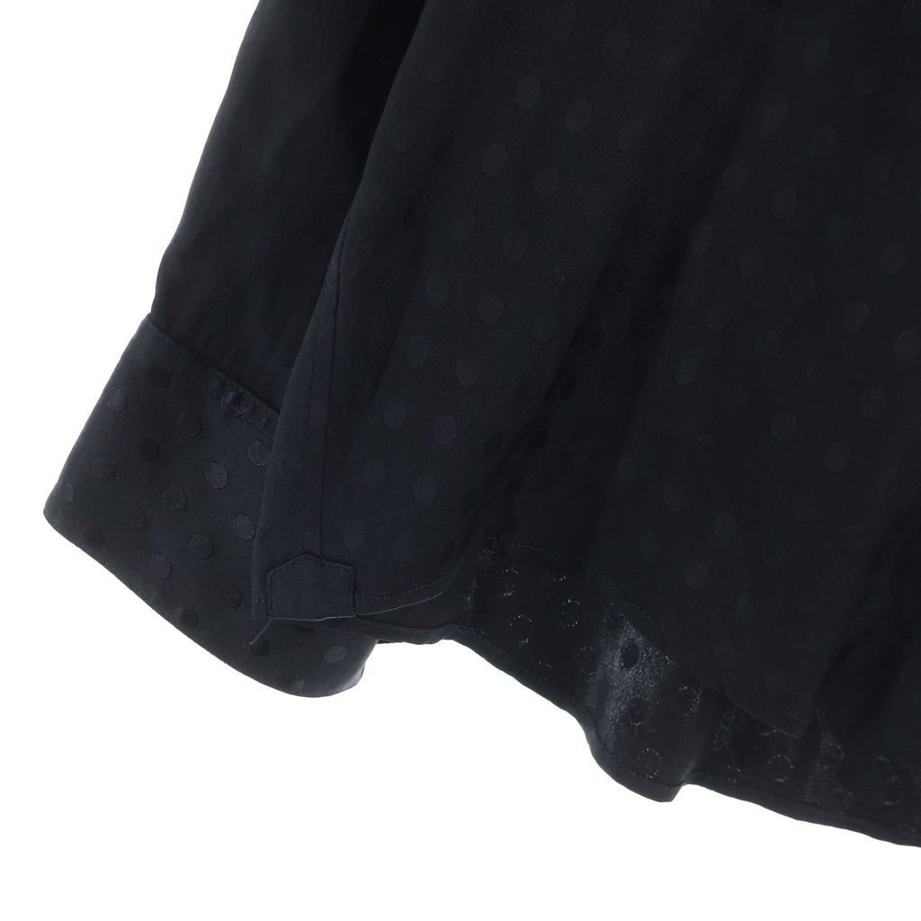 CELINE(セリーヌ) MODERN COLOR SHIRT モダンカラー 長袖シルクシャツ ブラック 2C091598D