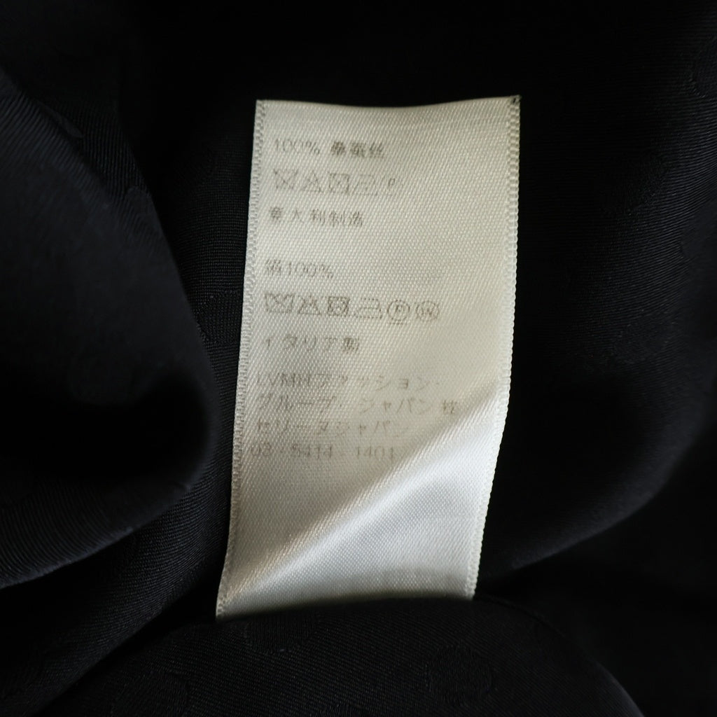 CELINE(セリーヌ) MODERN COLOR SHIRT モダンカラー 長袖シルクシャツ ブラック 2C091598D