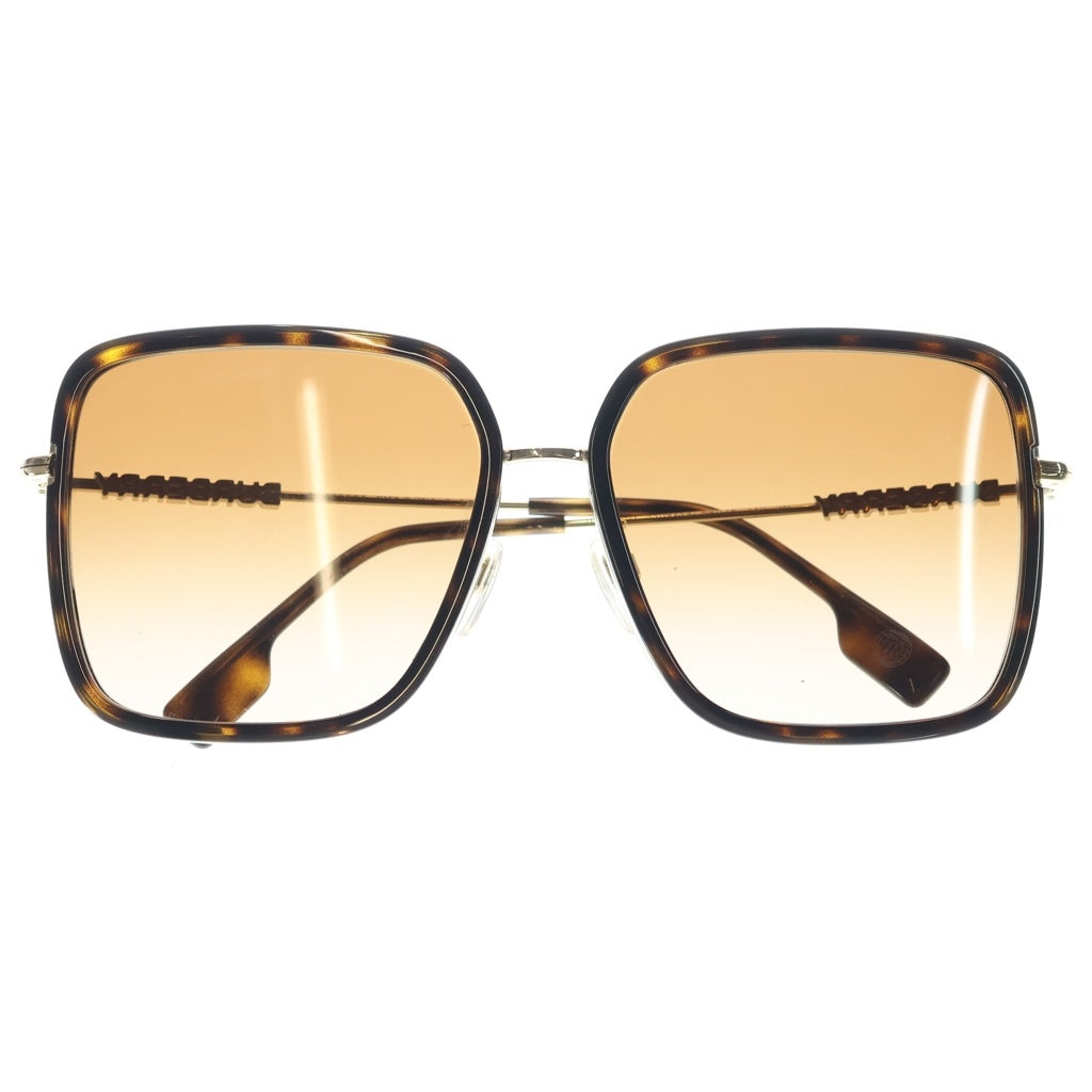 BURBERRY(バーバリー) ロゴプレート スクウェアサングラス メガネ アイウェア ブラウン B 3145-D