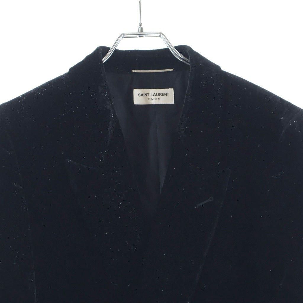 SAINT LAURENT PARIS(サンローランパリ) ラメベルベット 1Bテーラード