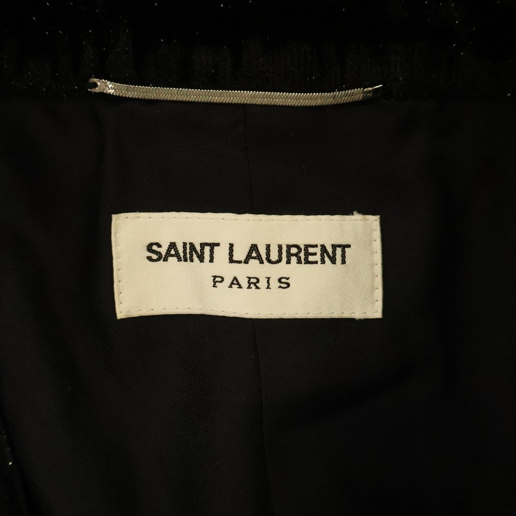 SAINT LAURENT PARIS(サンローランパリ) ラメベルベット 1Bテーラード