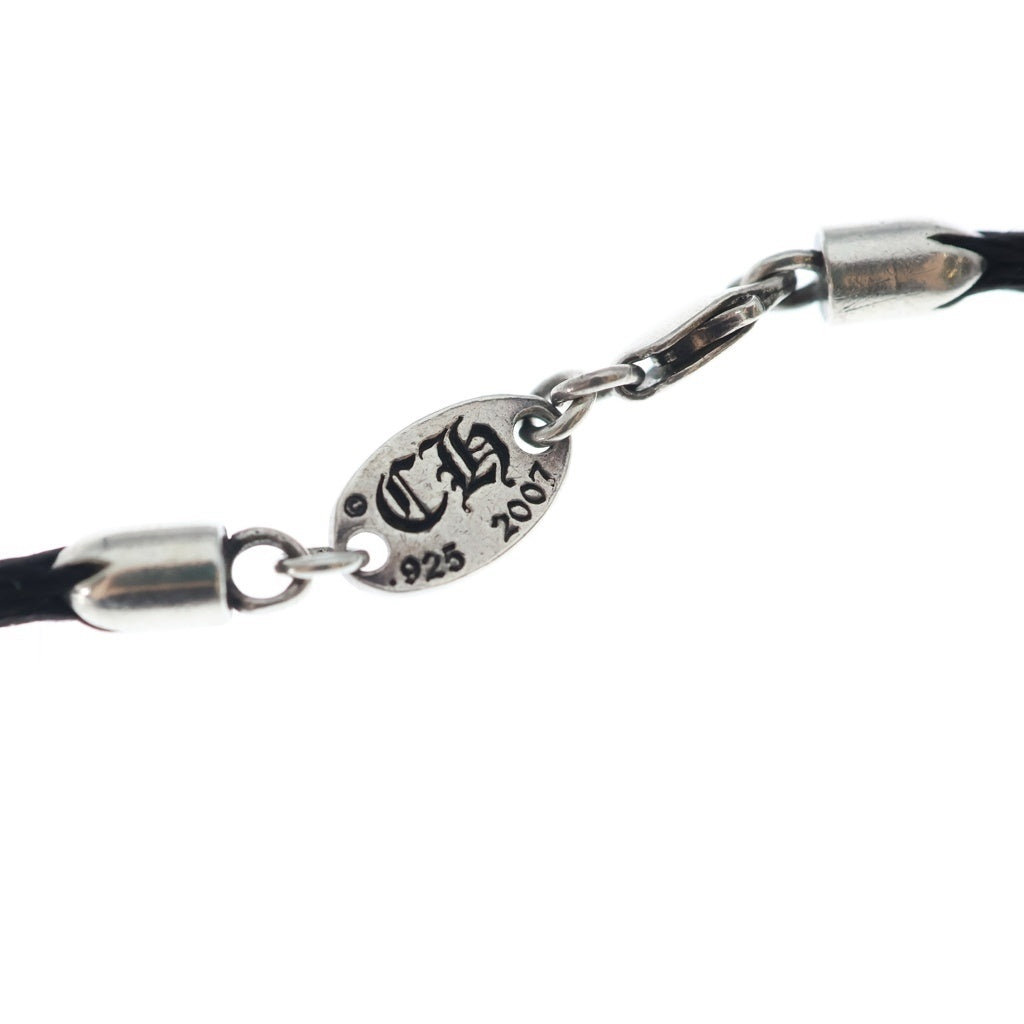 CHROME HEARTS(クロムハーツ) KZ CROSS KZクロス シルバー ブレスレット ブラック