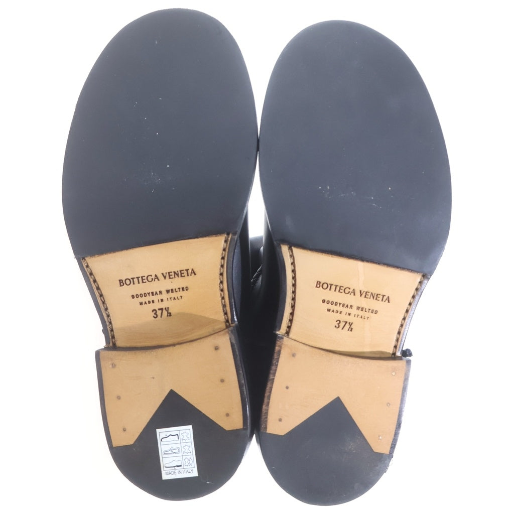 BOTTEGA VENETA(ボッテガヴェネタ) JAMES ジェームズ レザーロングブーツ ブラック レディース