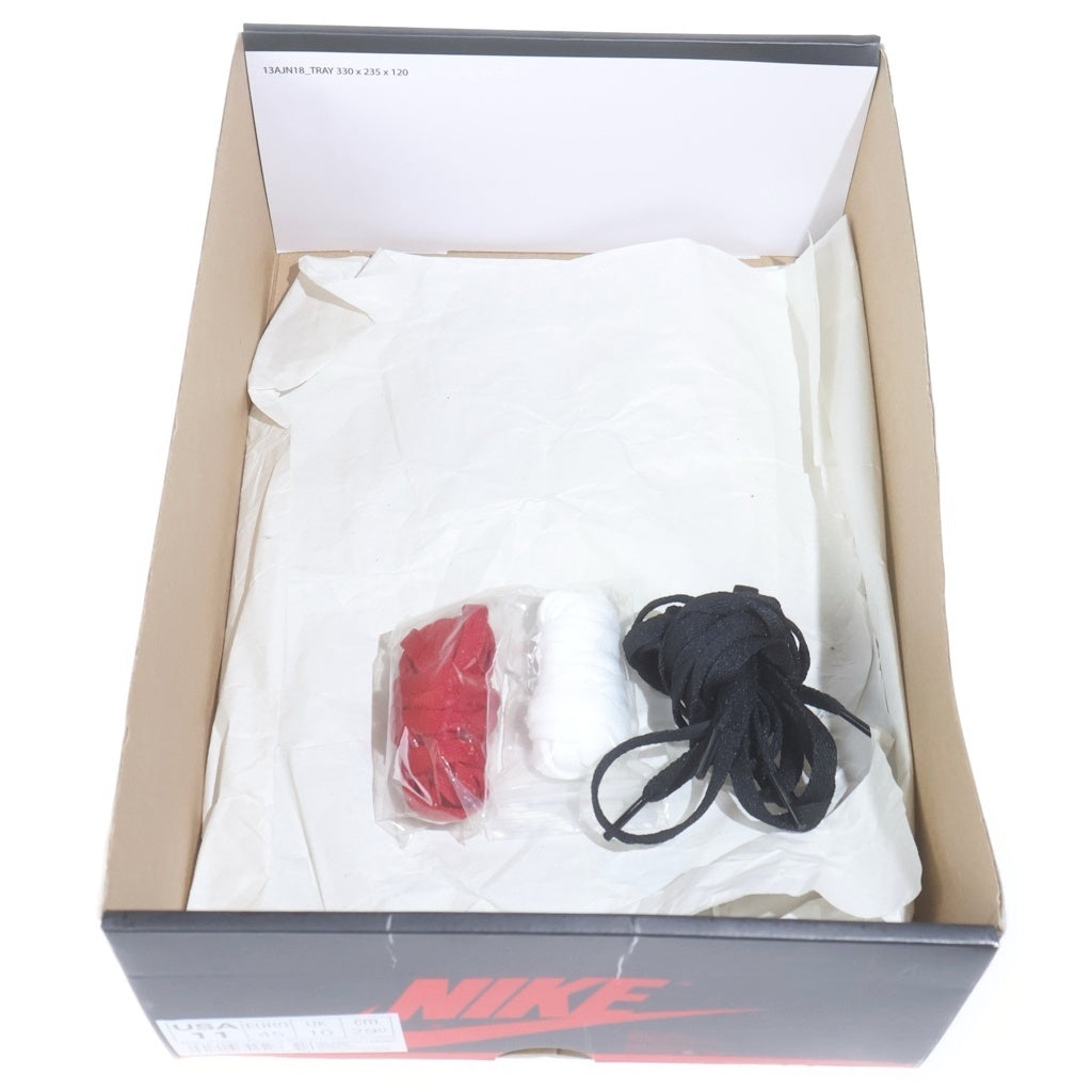 NIKE(ナイキ) AIR JORDAN1 RETRO HIGH OG BRED エアジョーダン1 ブレッド レザーハイカットスニーカー ブラック/レッド US11/29cm 555088-001