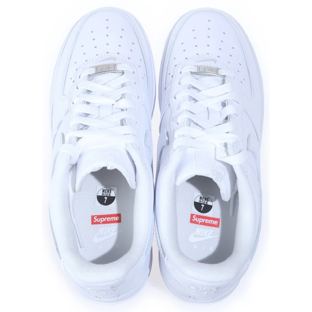 NIKE(ナイキ) ×SUPREME AIR FORCE1 LOW シュプリーム エアフォース1 レザーローカットスニーカー ホワイト US7/25cm CU9225-100