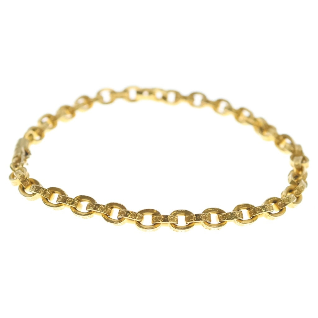 CHROME HEARTS(クロムハーツ) 22K PAPER CHAIN ペーパーチェーン ブレスレット ゴールド