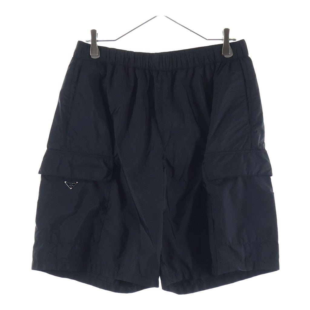 PRADA(プラダ) Re-Nylon 三角プレート ナイロンショートパンツ ブラック UB380 S000 1WQ9