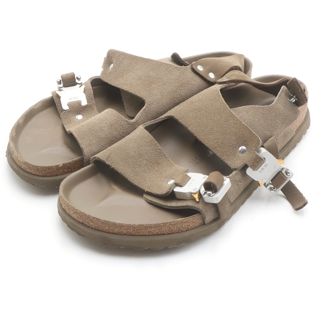 Christian Dior(クリスチャンディオール) ×BIRKENSTOCK サンダル ブラウン 43 3SA117SG62043