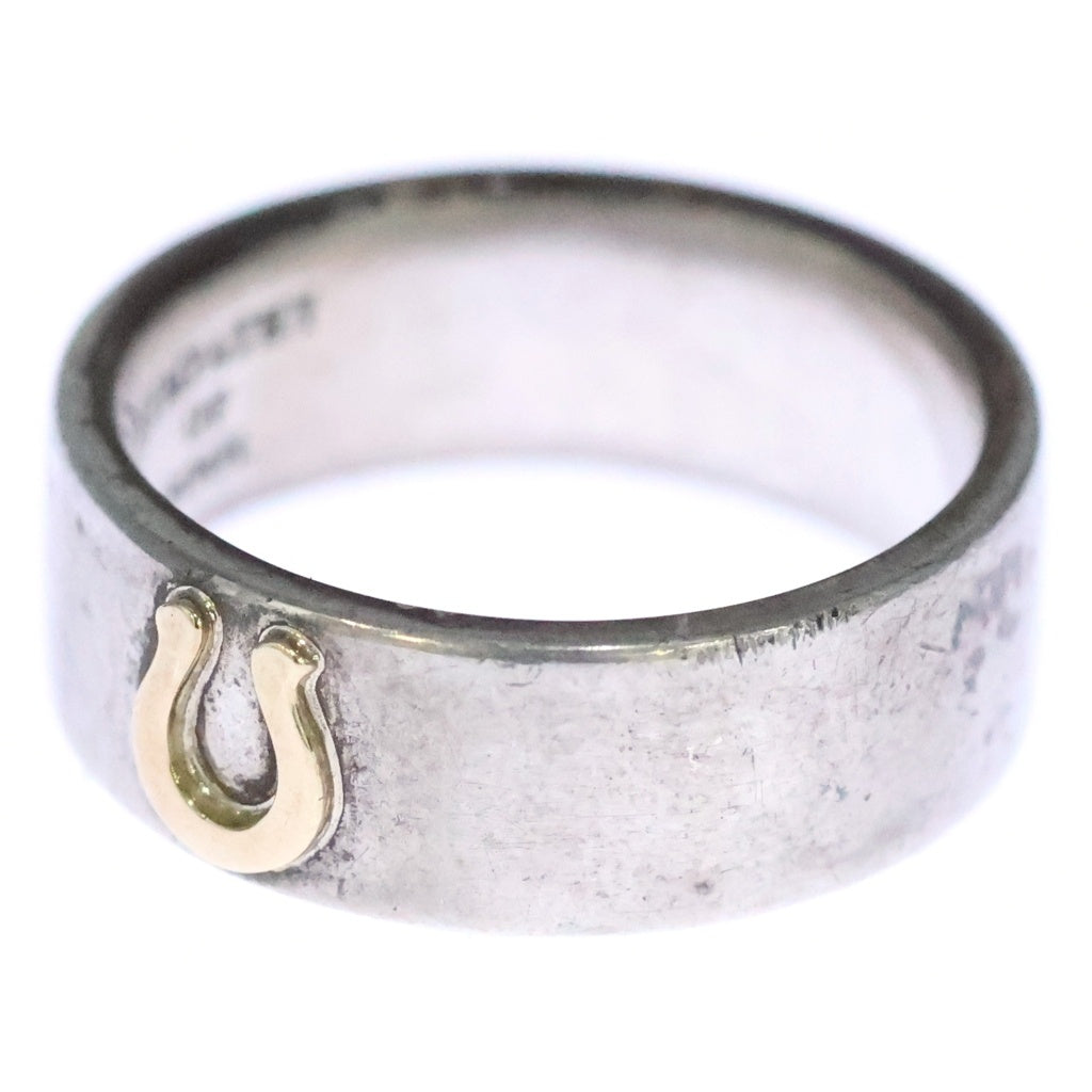 Sympathy of Soul(シンパシーオブソウル) Horseshoe Charm Ring Wide ホースシューチャームリングワイド リング 指輪 シルバー/K18