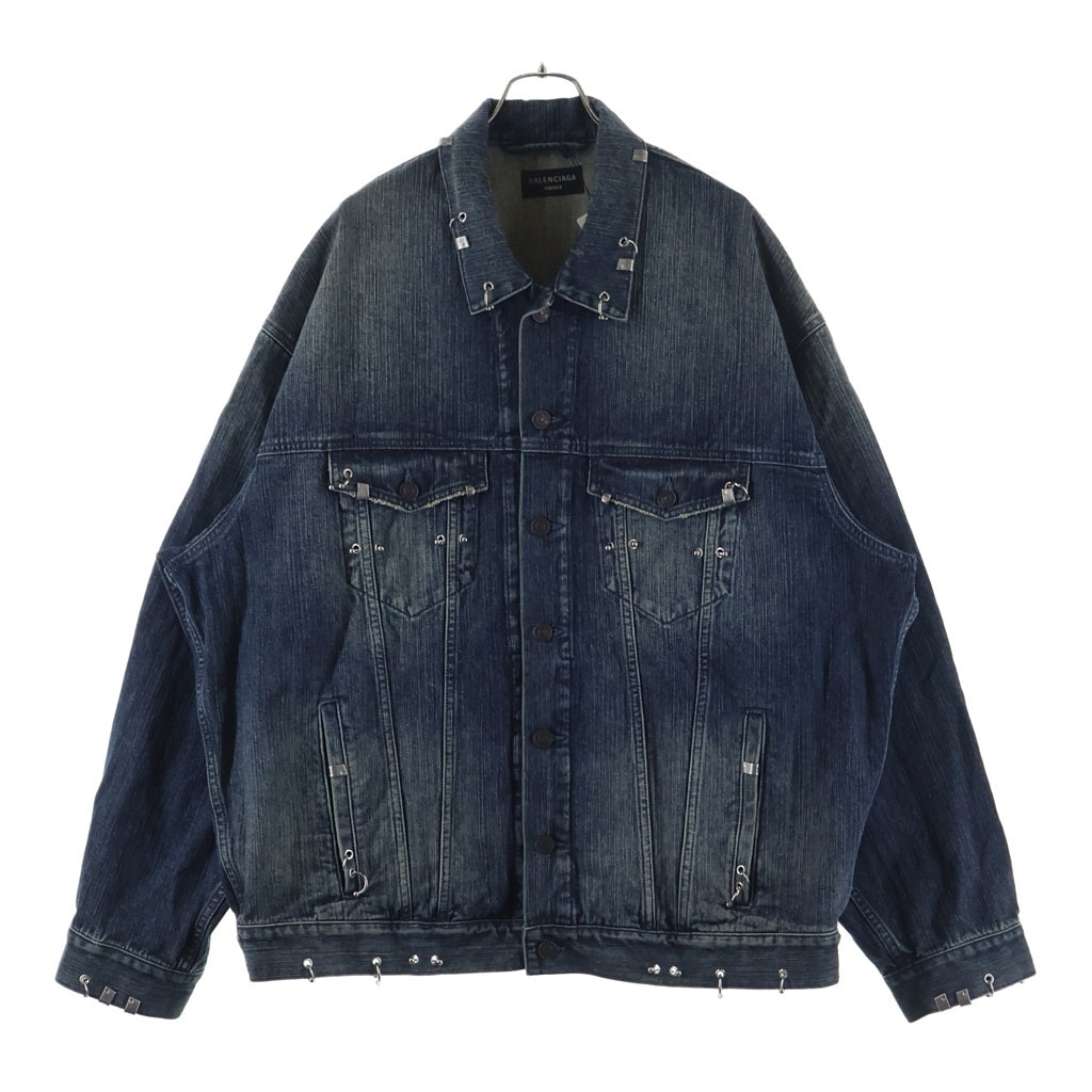 BALENCIAGA(バレンシアガ) 24SS ピアス加工 オーバーサイズ デニム