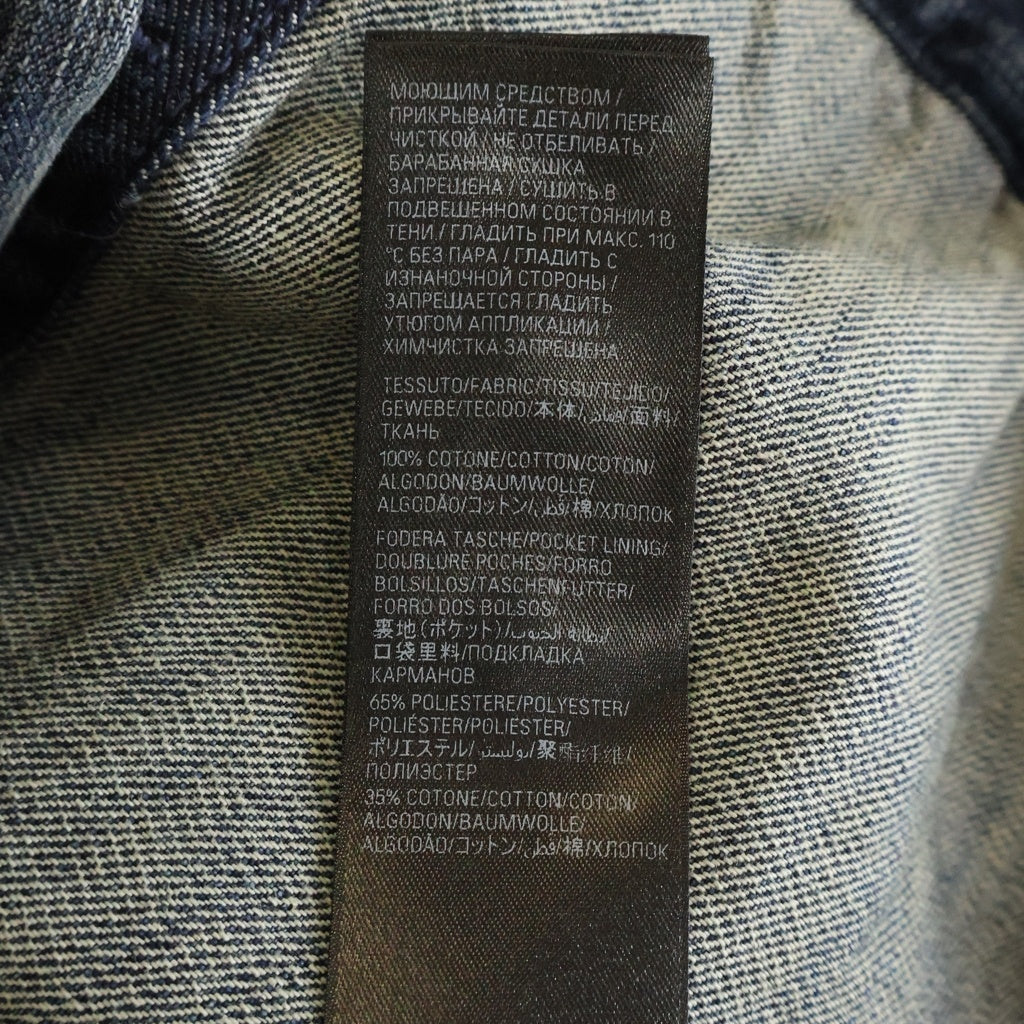 BALENCIAGA(バレンシアガ) 24SS ピアス加工 オーバーサイズ デニムジャケット インディゴ 764518 TNW65