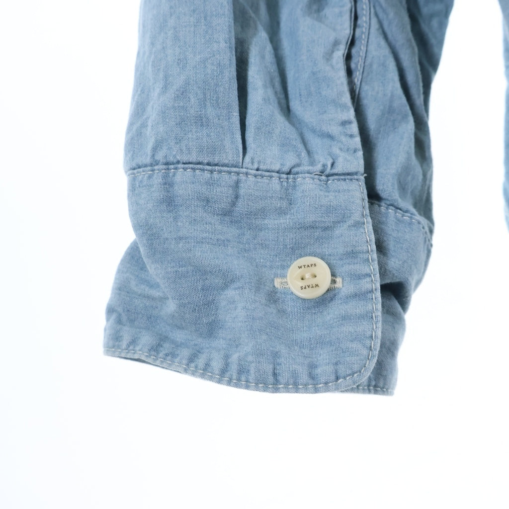 WTAPS(ダブルタップス) COTTON CHAMBRAY コットン シャンブレー 長袖