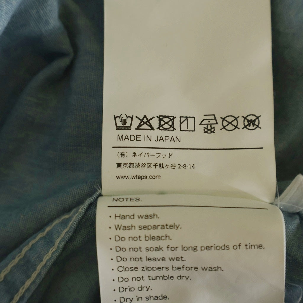 WTAPS(ダブルタップス) COTTON CHAMBRAY コットン シャンブレー 長袖