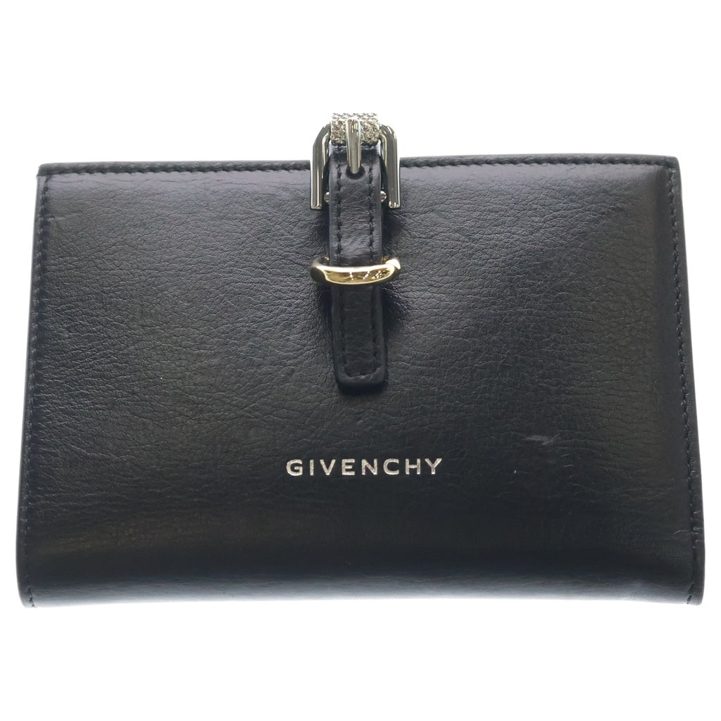 GIVENCHY(ジバンシィ) VOYOU WALLET ヴォワイユー レザーウォレット ブラック レディース