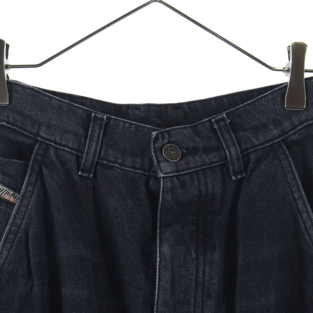 DIESEL(ディーゼル) D-SIRE-CARGO ルーズフィットカーゴデニムパンツ ブラック レディース A11871