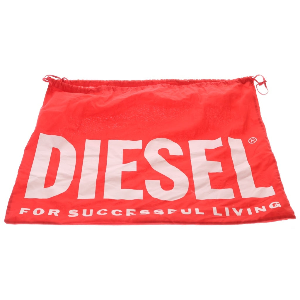 DIESEL(ディーゼル) SCRUNCH-D Dロゴ レザーショルダーバック ホワイト X10182 レディース