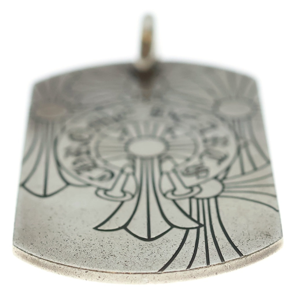 CHROME HEARTS(クロムハーツ) D TAG LRG GOD BLESS ラージゴットブレス ドックタグ ペンダントトップ シルバー