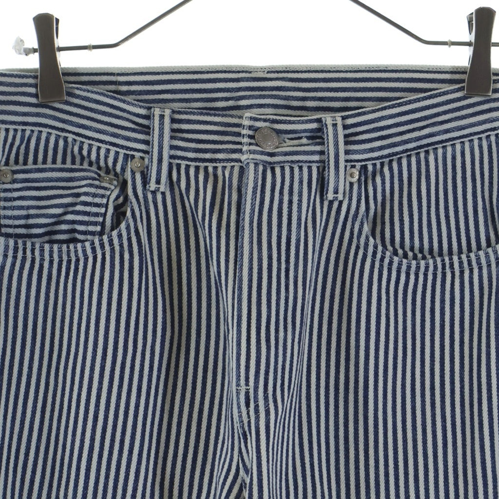 Levi's リーバイス × NIGO HICKORY STRIPE 501 ニゴ ヒッコリーストライプパンツ ホワイト/ネイビー A5903-0000 Levi's(リーバイス) × NIGO HICKORY STRIPE 501 ニゴ ヒッコリー