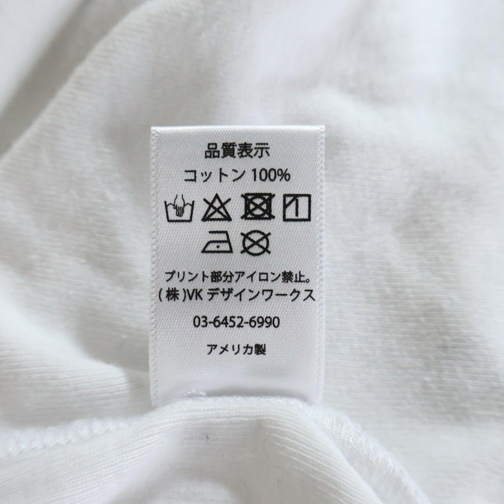 Girls Don't Cry(ガールズドントクライ) 胸ロゴ クルーネック半袖リンガーTシャツ レディース ブラック/ホワイト