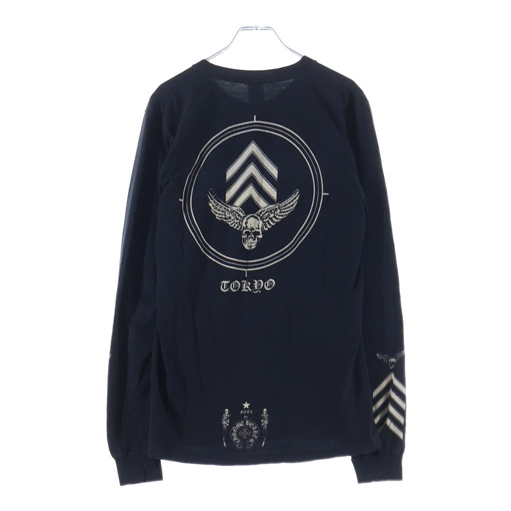 CHROME HEARTS(クロムハーツ) TOKYO FOTI L/S TEE TOKYO限定 フォティプリント 長袖カットソーTシャツ ブラック