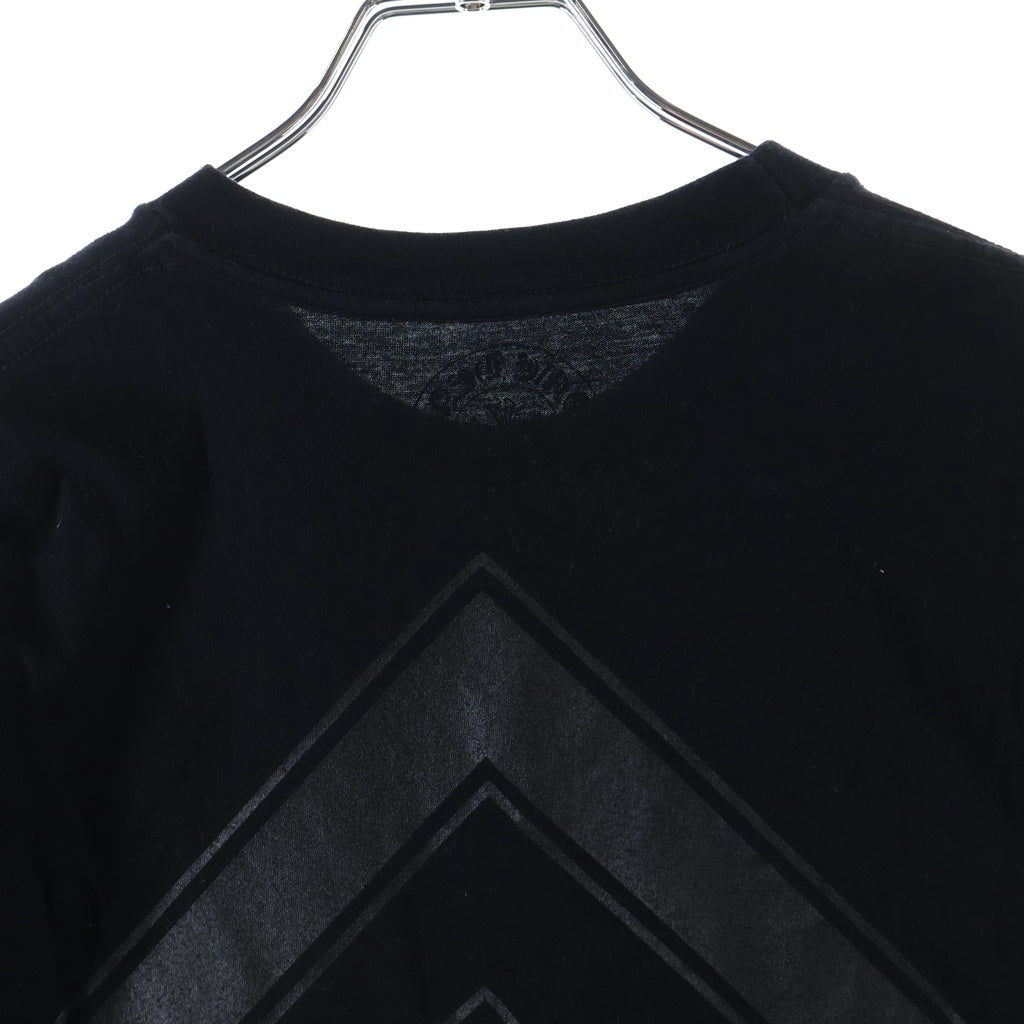 CHROME HEARTS(クロムハーツ) FOTI JAVIS S/S TEE フォティジャービス 星条旗プリント クルーネック半袖カットソーTシャツ ブラック