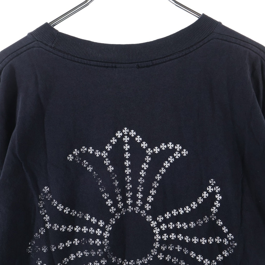 CHROME HEARTS(クロムハーツ) CH PLS L/S STAFF TEE バックCHプラスプリント スタッフ限定 クルーネック長袖カットソーTシャツ ブラック