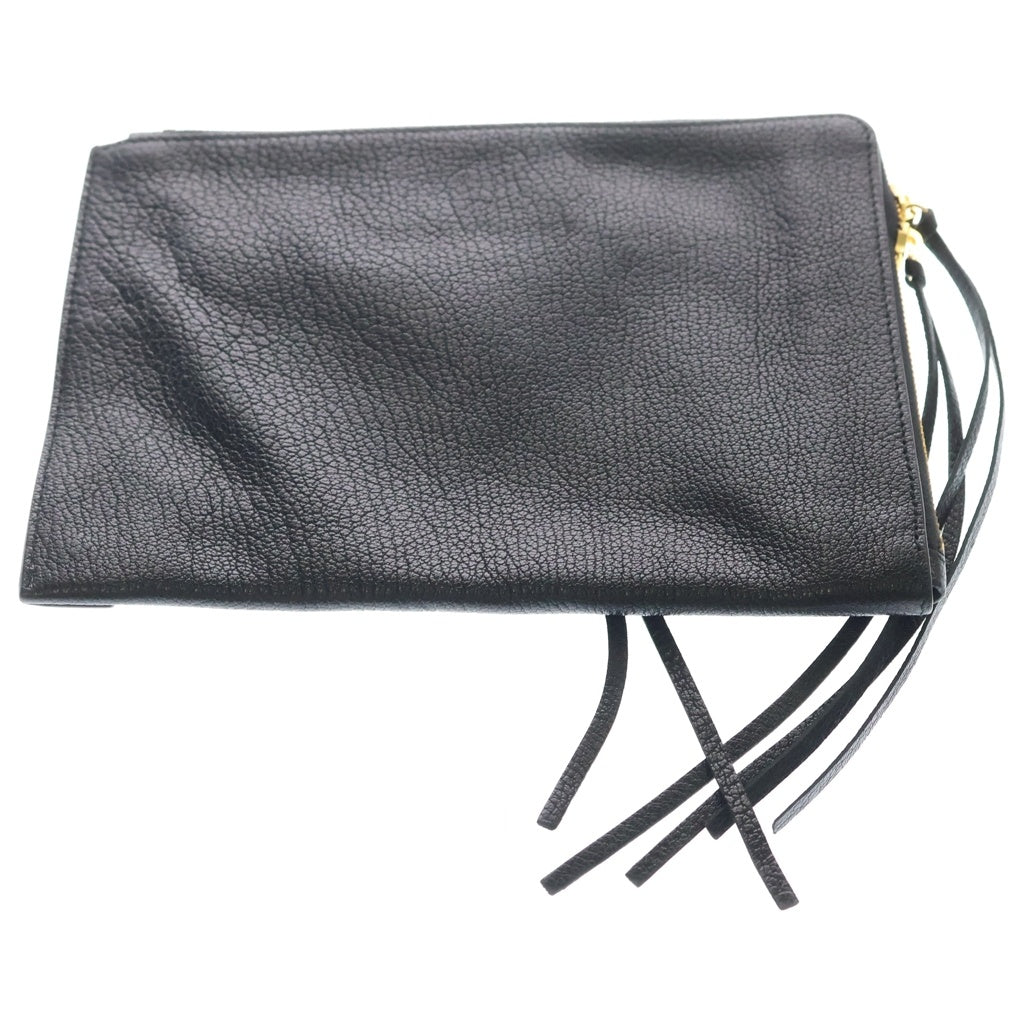 BALENCIAGA(バレンシアガ) METAL EDGE メタルエッジ レザークラッチバック ブラック 390174-1000 レディース