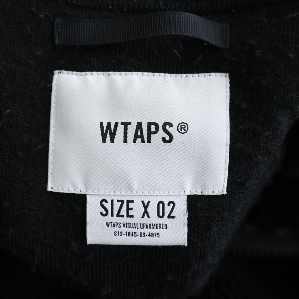 WTAPS(ダブルタップス) 22AW MECH JACKET POAC BOA メック ハーフジップ ボアジャケット ブラック 222ATDT-JKM01