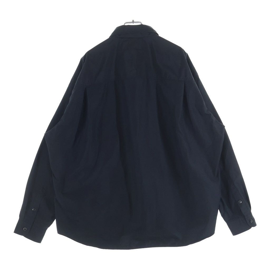 NEIGHBORHOOD ネイバーフッド Plain Shirt LS ナイロンシャツ コーチジャケット ブラック 241SPNH-SHM02 NEIGHBORHOOD(ネイバーフッド) Plain Shirt LS ナイロンシャツ コーチ