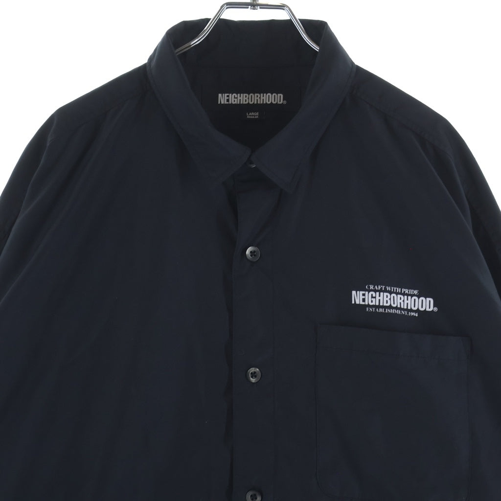 NEIGHBORHOOD(ネイバーフッド) Plain Shirt LS ナイロンシャツ コーチ