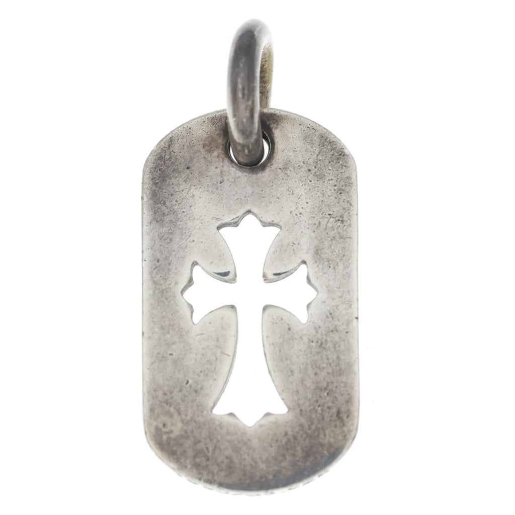 CHROME HEARTS(クロムハーツ) D TAG SML CO CRS カットアウトクロスドッグタグ スモール ペンダントトップ シルバー BCA242