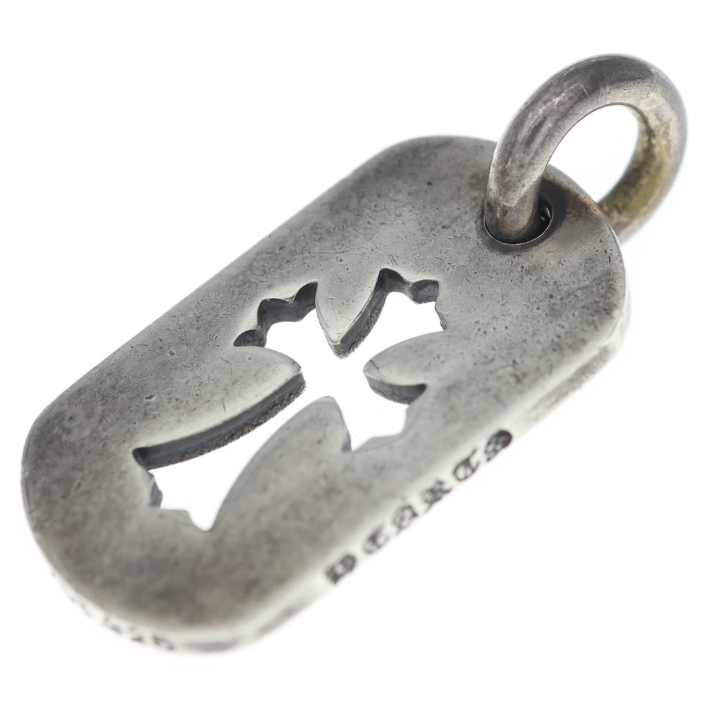 CHROME HEARTS(クロムハーツ) D TAG SML CO CRS カットアウトクロスドッグタグ スモール ペンダントトップ シルバー BCA242