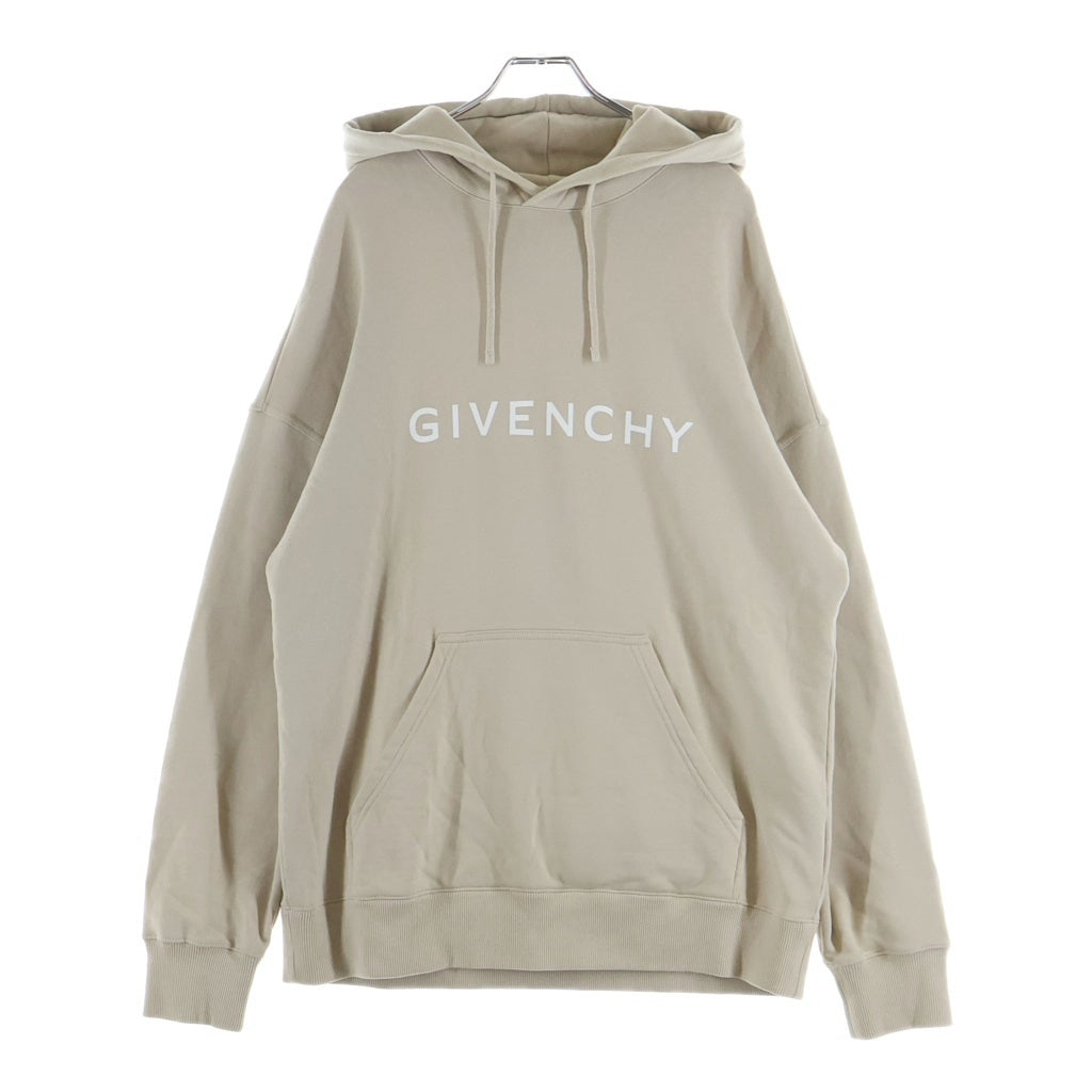 GIVENCHY(ジバンシィ) フロントロゴ プルオーバースウェットパーカー ベージュ BMJOHC3YAC