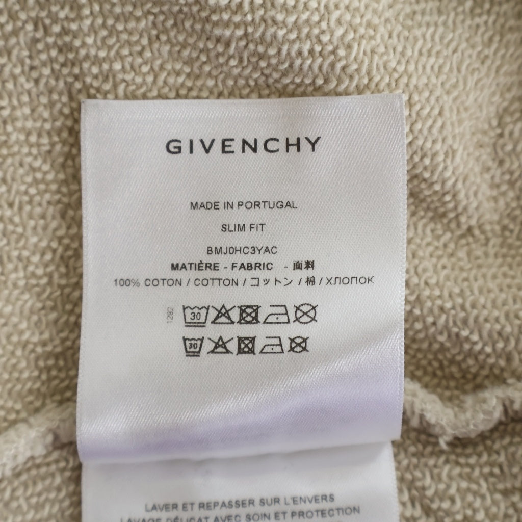 GIVENCHY(ジバンシィ) フロントロゴ プルオーバースウェットパーカー ベージュ BMJOHC3YAC
