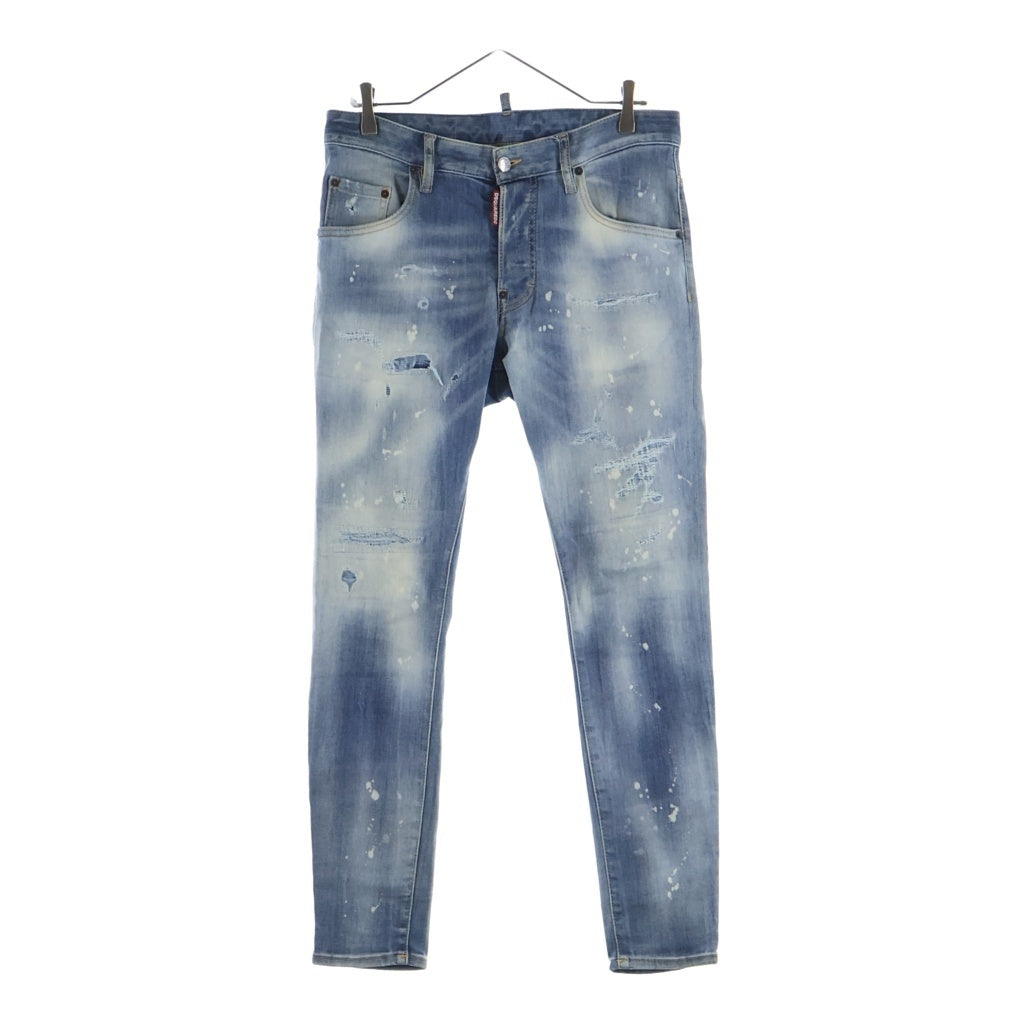 DSQUARED2(ディースクエアード) SUPER TWINKY JEAN スーパートゥインキー スキニーデニムパンツ インディゴ S74LB0996 S30708