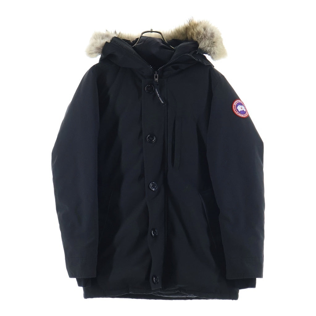 CANADA GOOSE(カナダグース) JASPER PARK ジャスパー ジップアップ ファー付きフーデットダウンジャケット ブラック 3438JM
